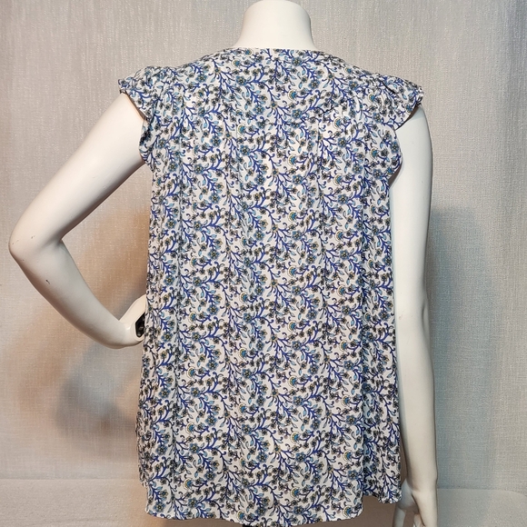 Loft Blouse XL Lightweight Summer Dainty Prairie - Picture 5 of 6